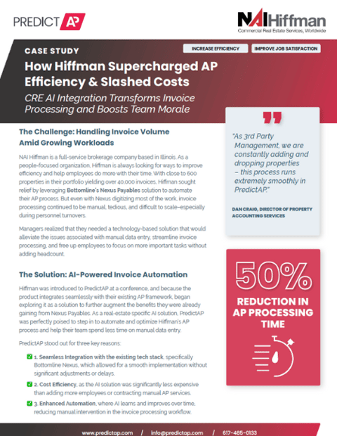 Case Study: How Hiffman Supercharged AP Efficiency & Slashed Costs